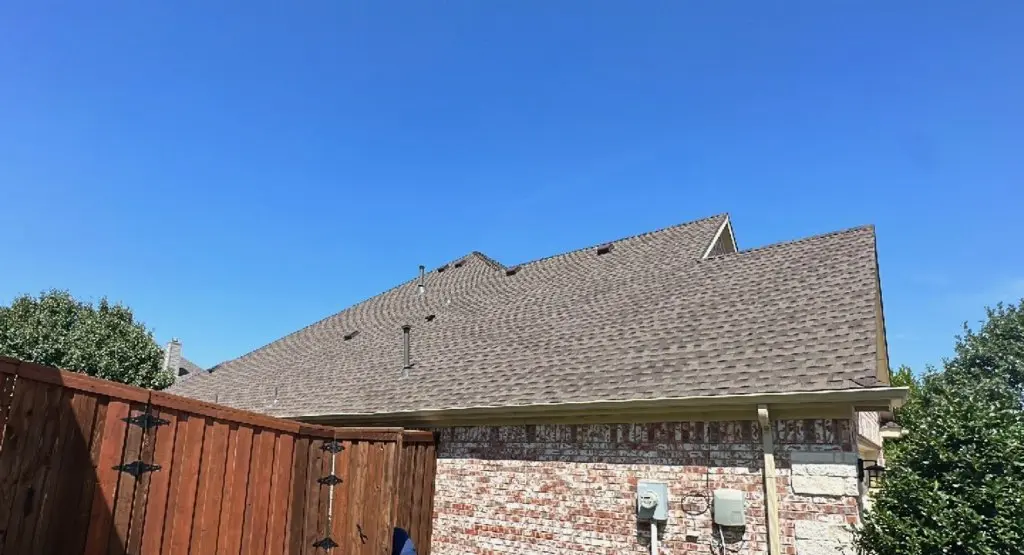 Completed roof replacement project in Martinez